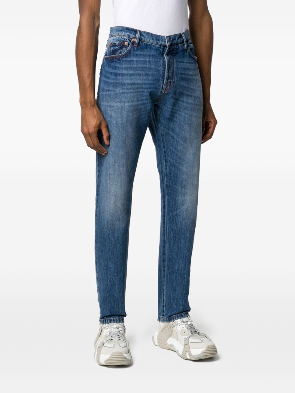 Valentino Garavani Rockstud jeans - Blauw