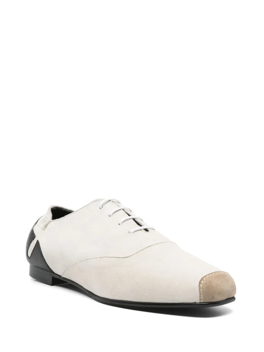 Stefan Cooke Slashed Dancer Derby shoes - Beige