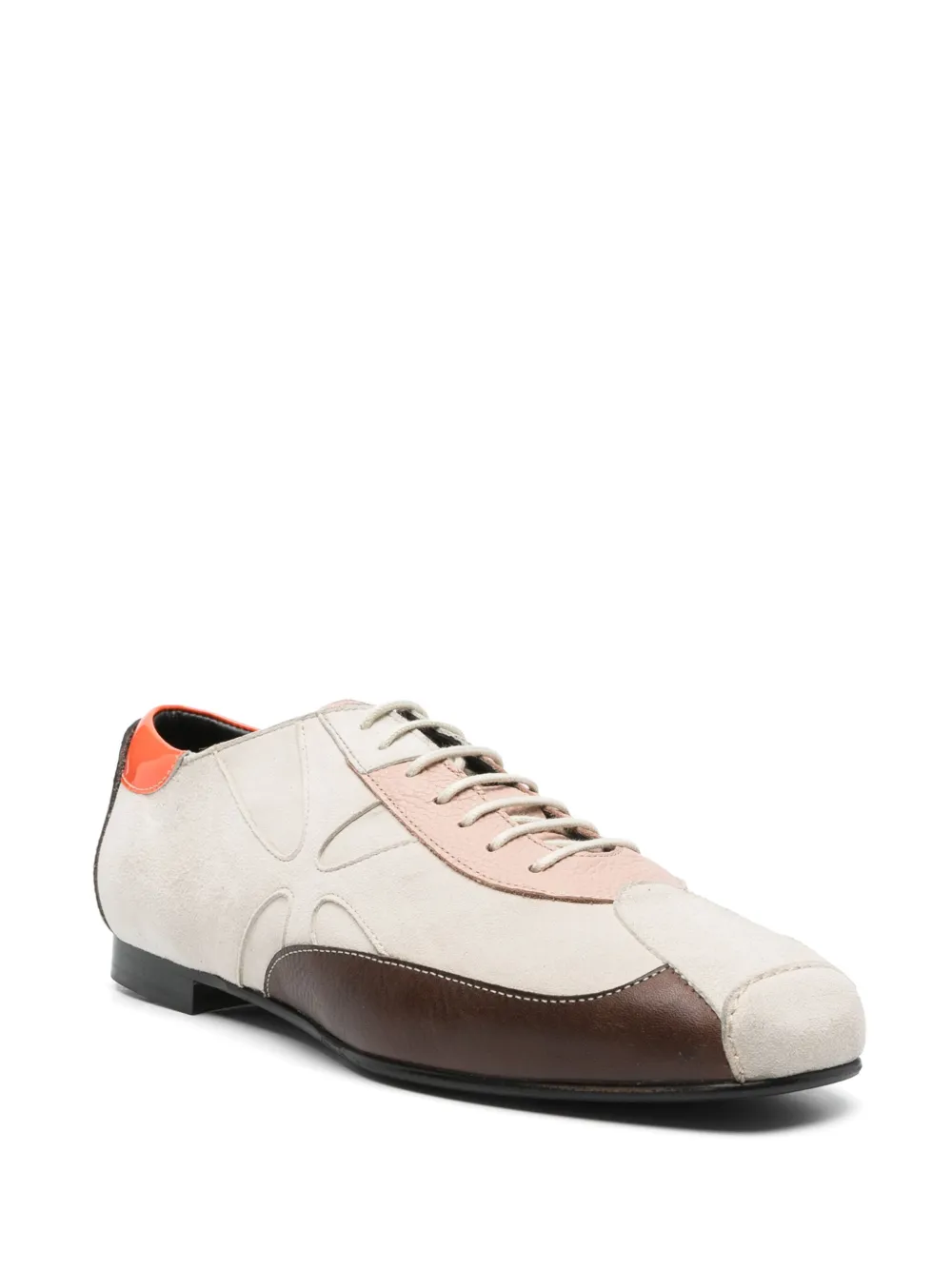 Stefan Cooke Slashed Hybrid Derby schoenen - Beige