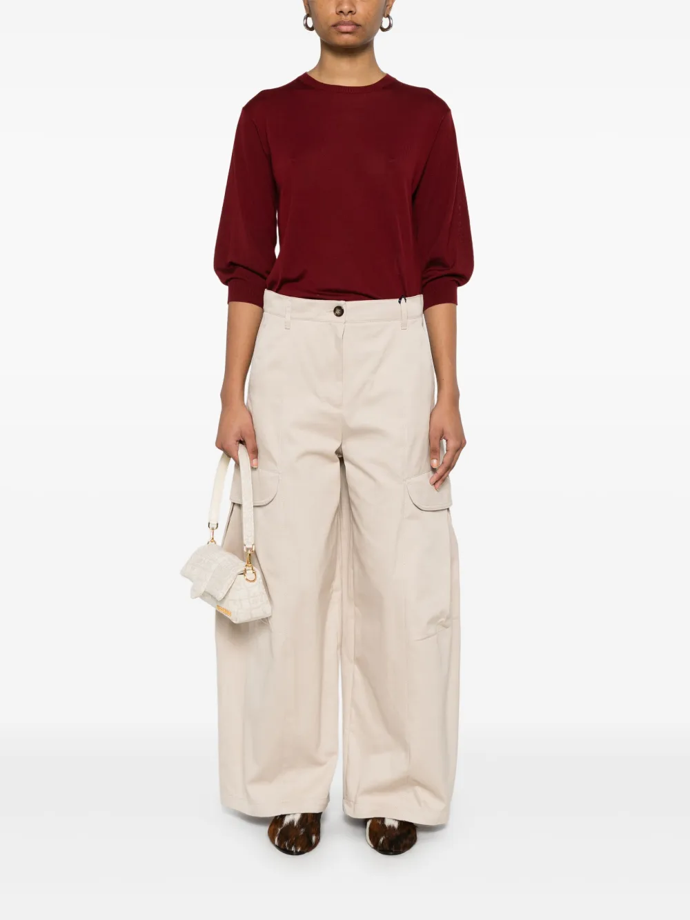 'S Max Mara Amici top - Rood