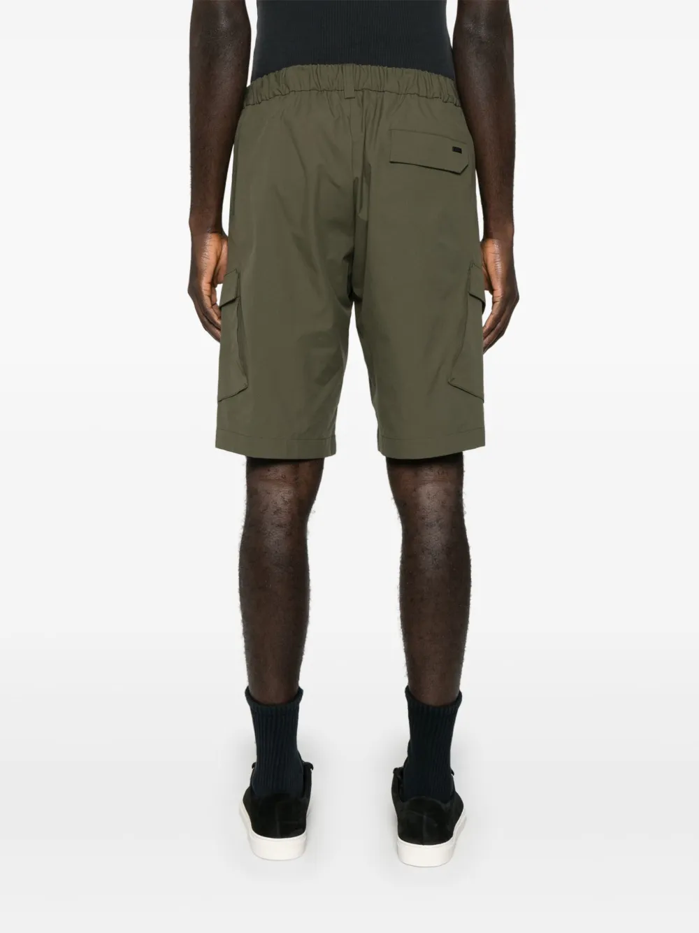 Herno Geplooide shorts Groen