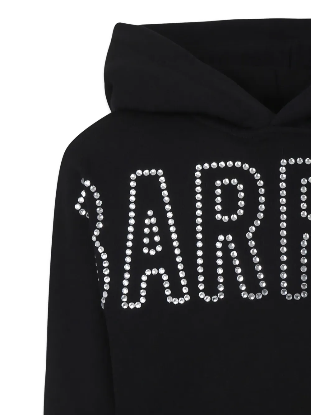 Barrow kids Hoodie met logo Zwart