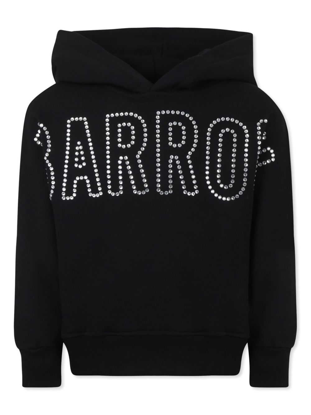 Barrow kids logo-embellished hoodie - Black