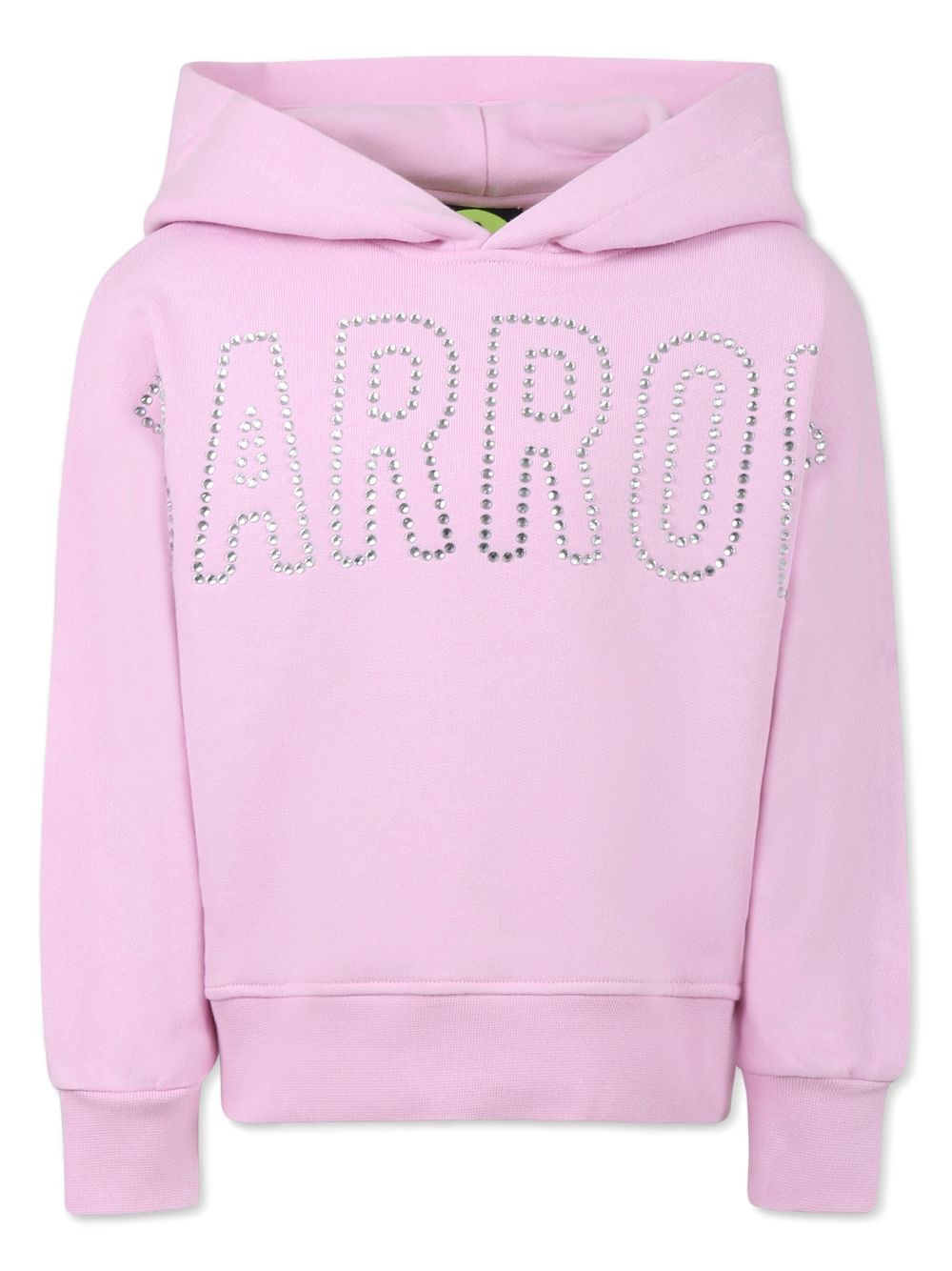 Barrow kids logo-embellished hoodie - Pink