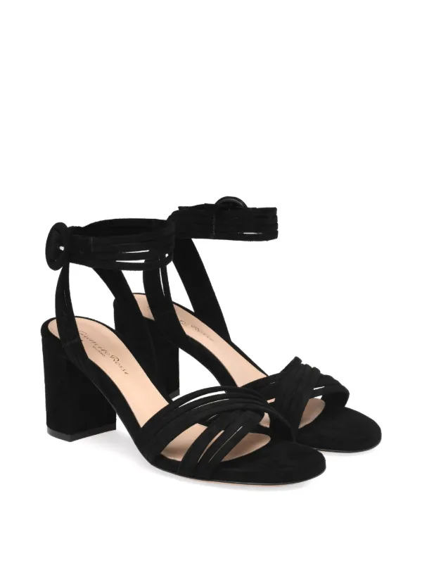 Gianvito Rossi 70mm Lianne Sandals | Black | FARFETCH