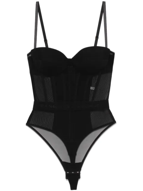 Elisabetta Franchi logo-waistband bodysuit 
