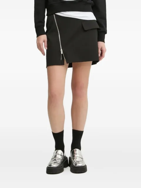 Karl Lagerfeld Jeans zip-detail flap-pocket mini skirt