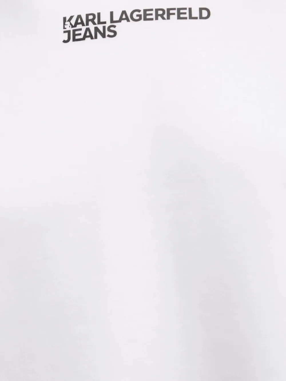 Karl Lagerfeld Jeans Hoodie met colourblocking en logodetail Wit