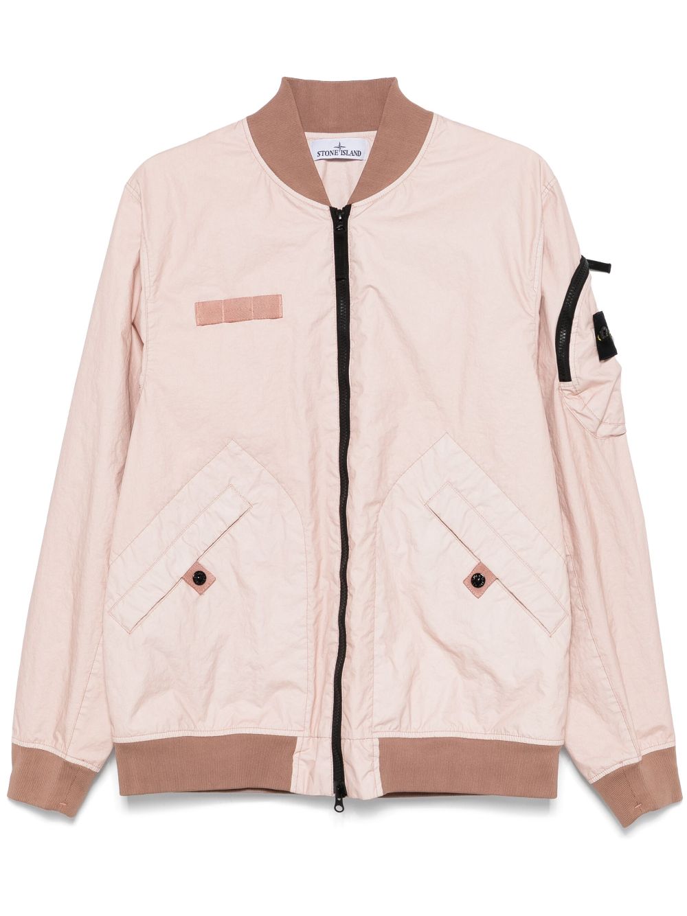 Stone Island Compass-badge bomber jacket - Pink