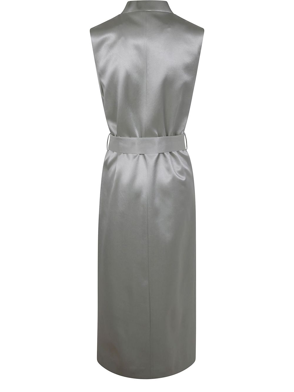 Philosophy Di Lorenzo Serafini belted satin dress - Groen