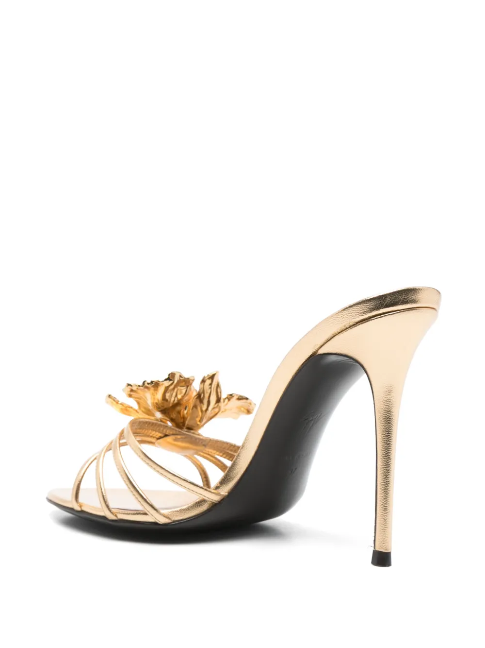 Giuseppe Zanotti 110 mm Orchid muiltjes Goud