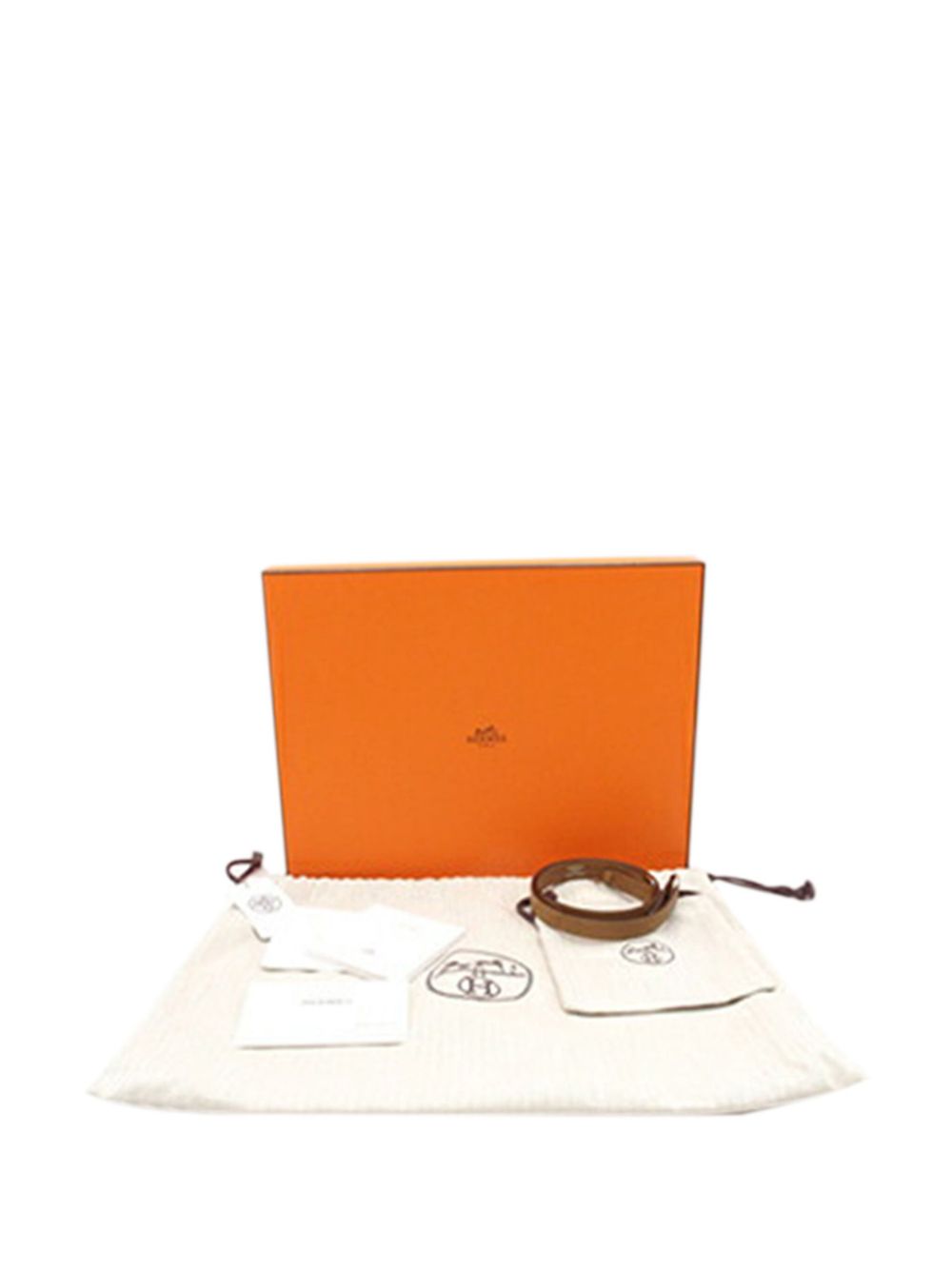 Hermès Pre-Owned 2023 Chevre Chamkila Kelly Elan schoudertas - Bruin