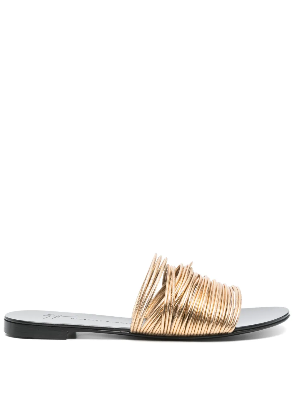 Giuseppe Zanotti Clio slippers Goud