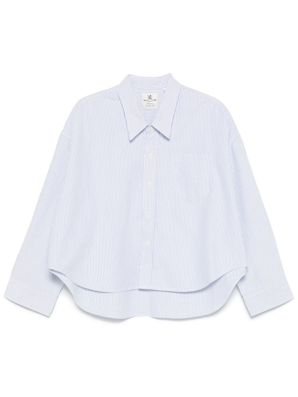 Denimist striped shirt - White