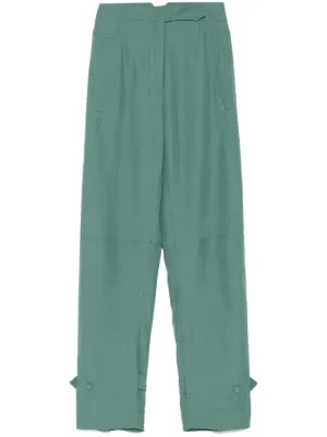 Eckhaus Latta レースアップ ストレートパンツ | グリーン | FARFETCH JP