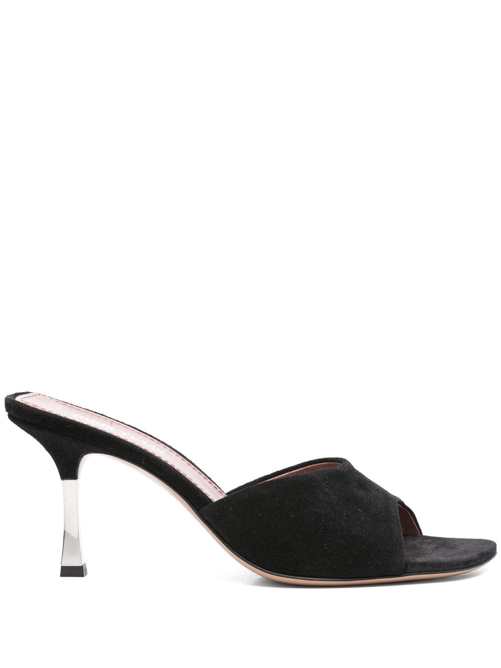 Paris Texas 75mm Lorena mules Black