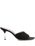 Paris Texas 75mm Lorena mules - Black