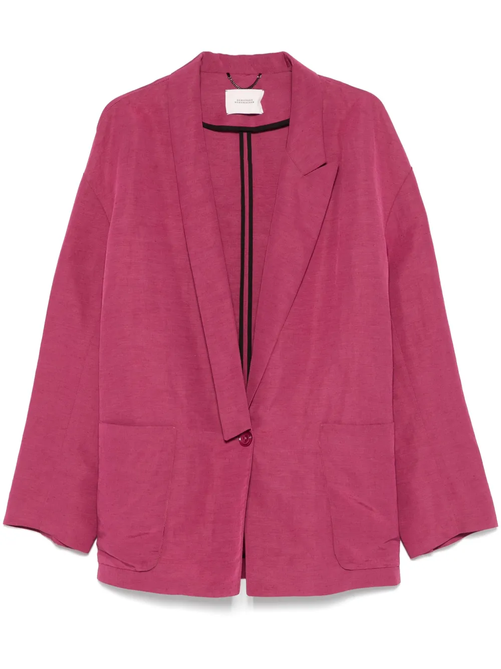 Dorothee Schumacher single-breasted blazer | Purple | Image 1