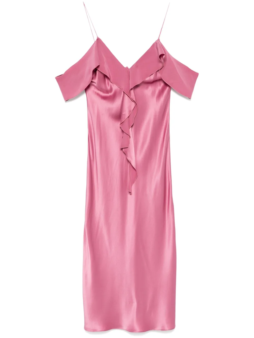 Dorothee Schumacher Sense of Shine midi-jurk Roze