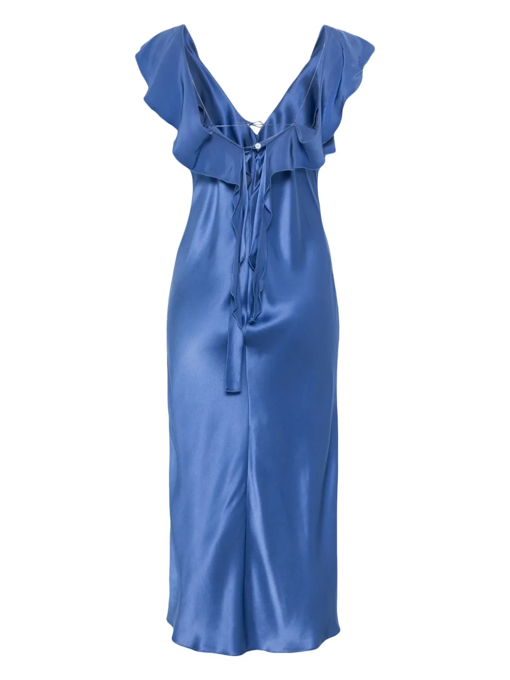 Dorothee Schumacher Sense of Shine midi-jurk - Blauw