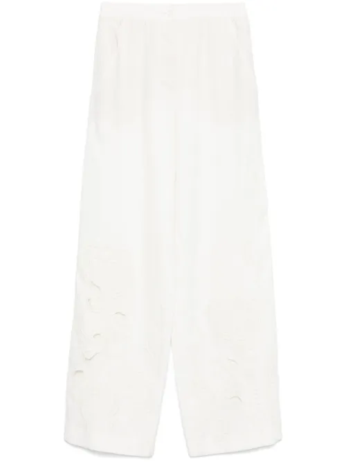 Pantalon à fleurs brodées - Dorothee Schumacher - Modalova