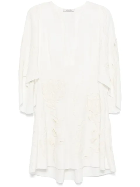 Dorothee Schumacher vestido corto con bordado floral