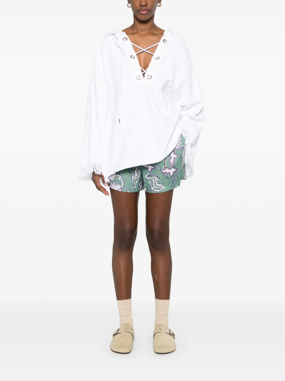 Dorothee Schumacher Shorts met print - Groen