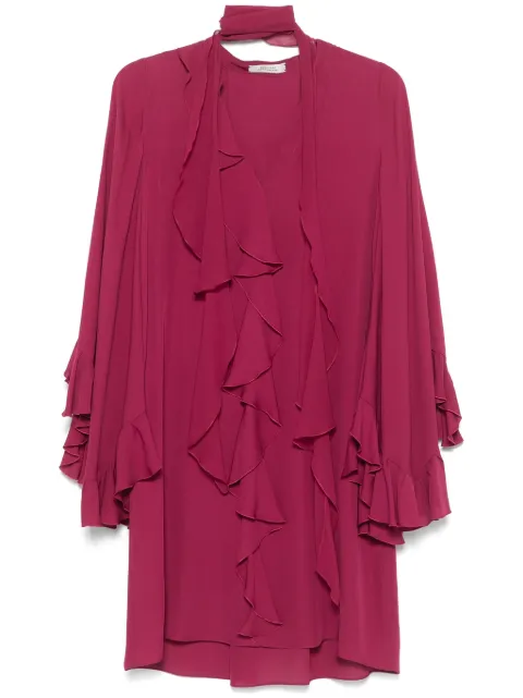 Dorothee Schumacher ruffle-trim georgette mini dress