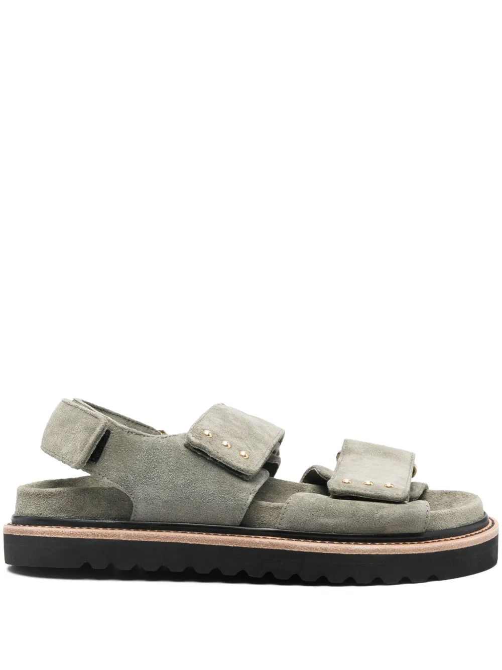 Dorothee Schumacher suede sandals Green