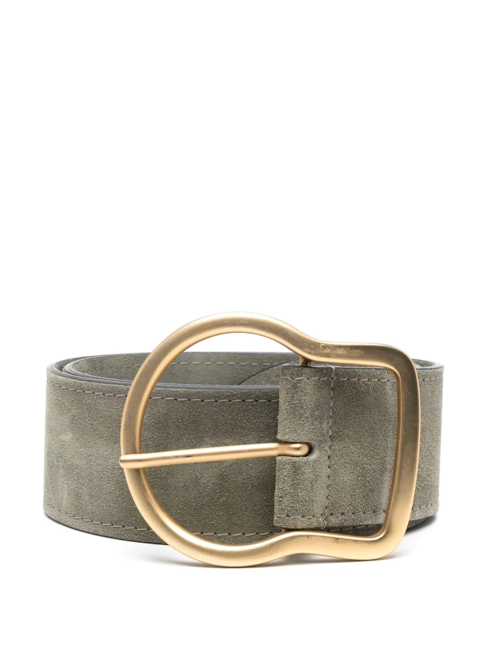 waxed suede belt