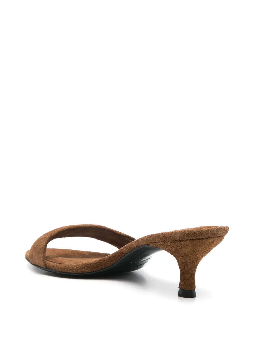 Dorothee Schumacher 50 mm suède sandalen Bruin