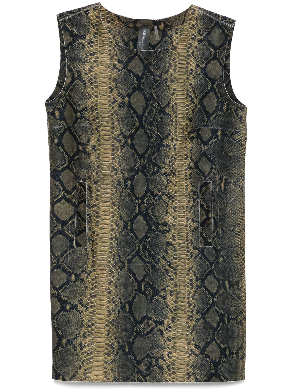 Norma Kamali sleeveless mini dress - Green