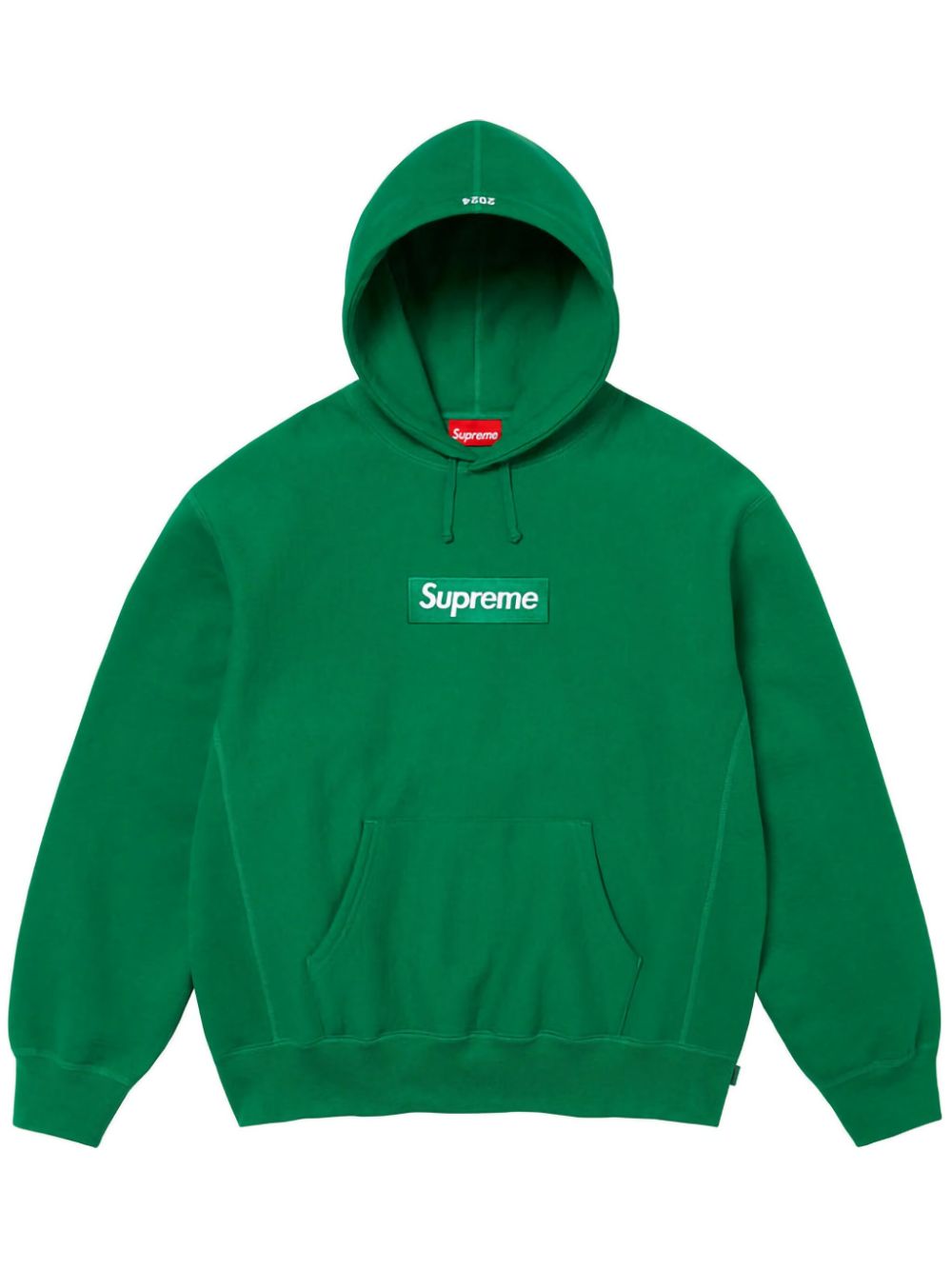 Green supreme hoodie box logo on sale