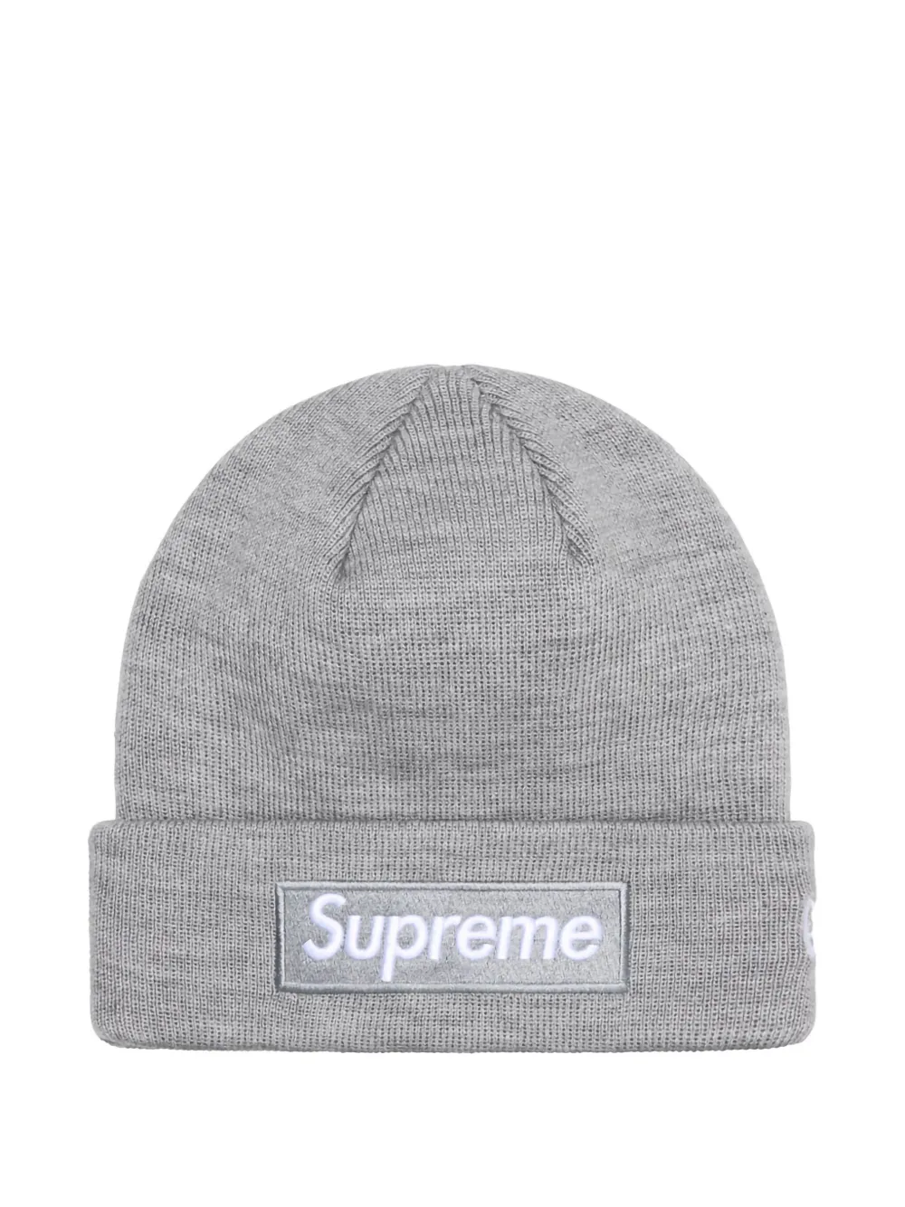 Supreme X New Era® Box Logo Beanie In Grey