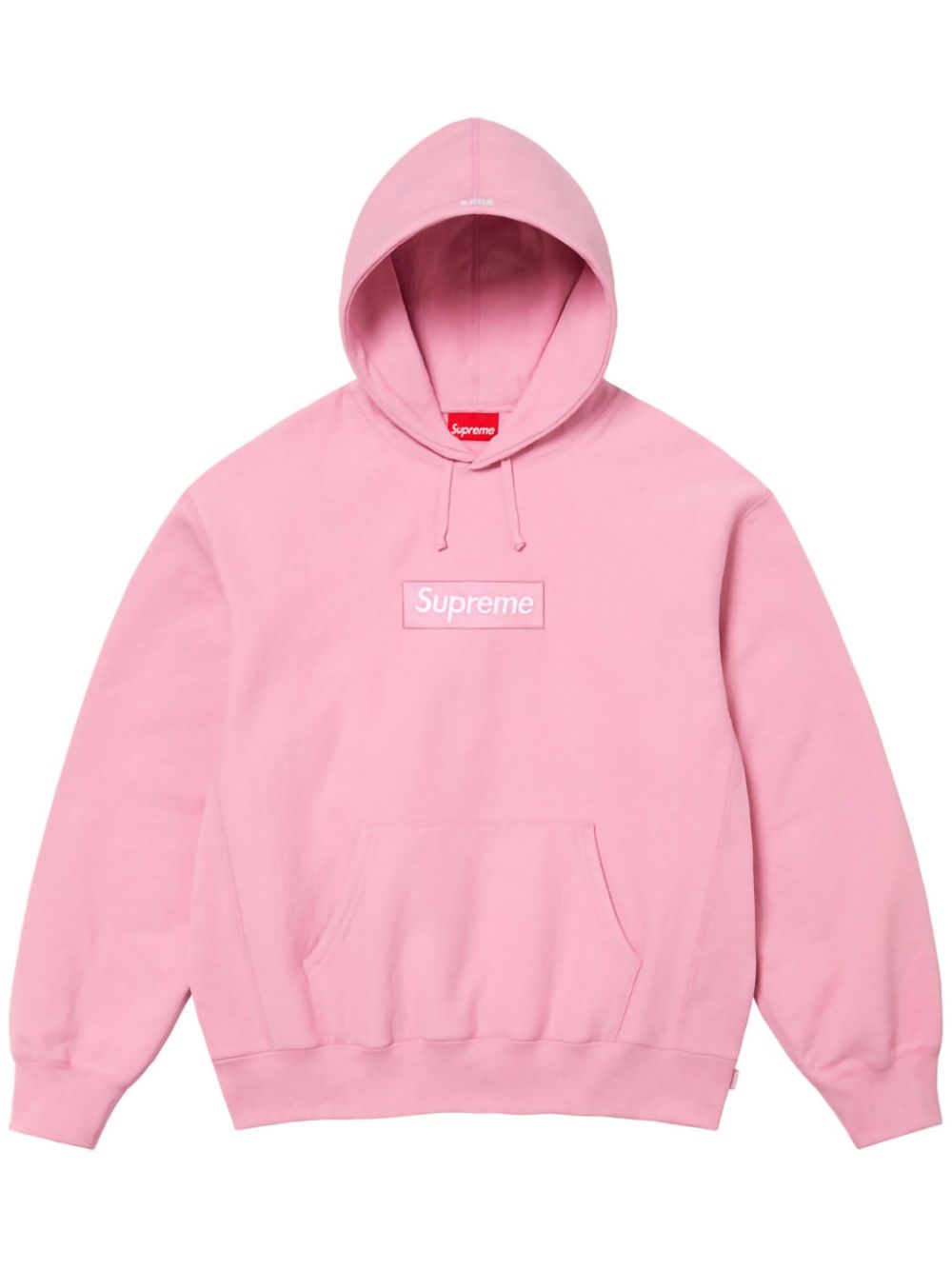 Supreme box logo hoodie Roze