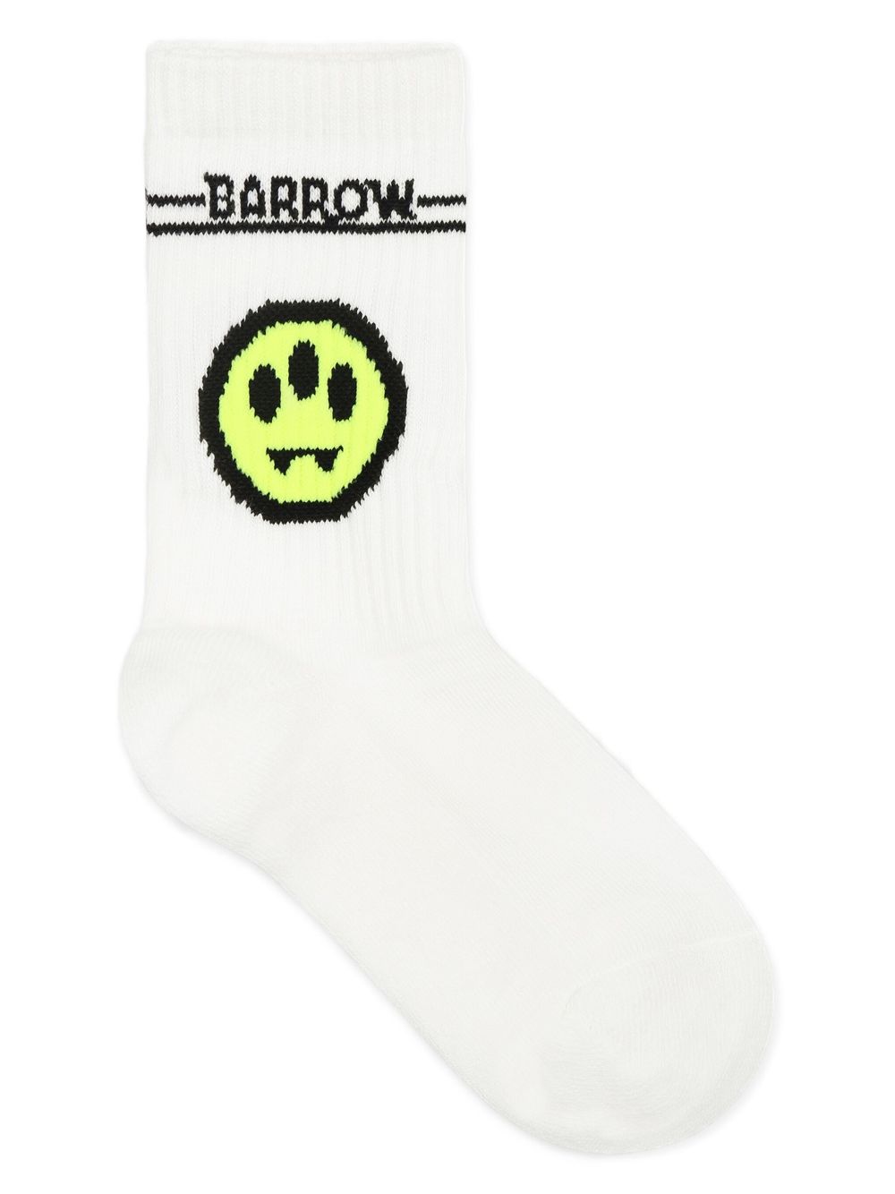 Barrow kids logo-print socks - White