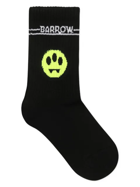 Barrow kids calcetines tejidos con logo en intarsia
