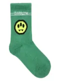 Barrow kids logo-print socks - Green