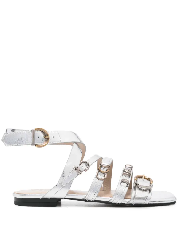 PINKO Marli Sandals Silver FARFETCH VN