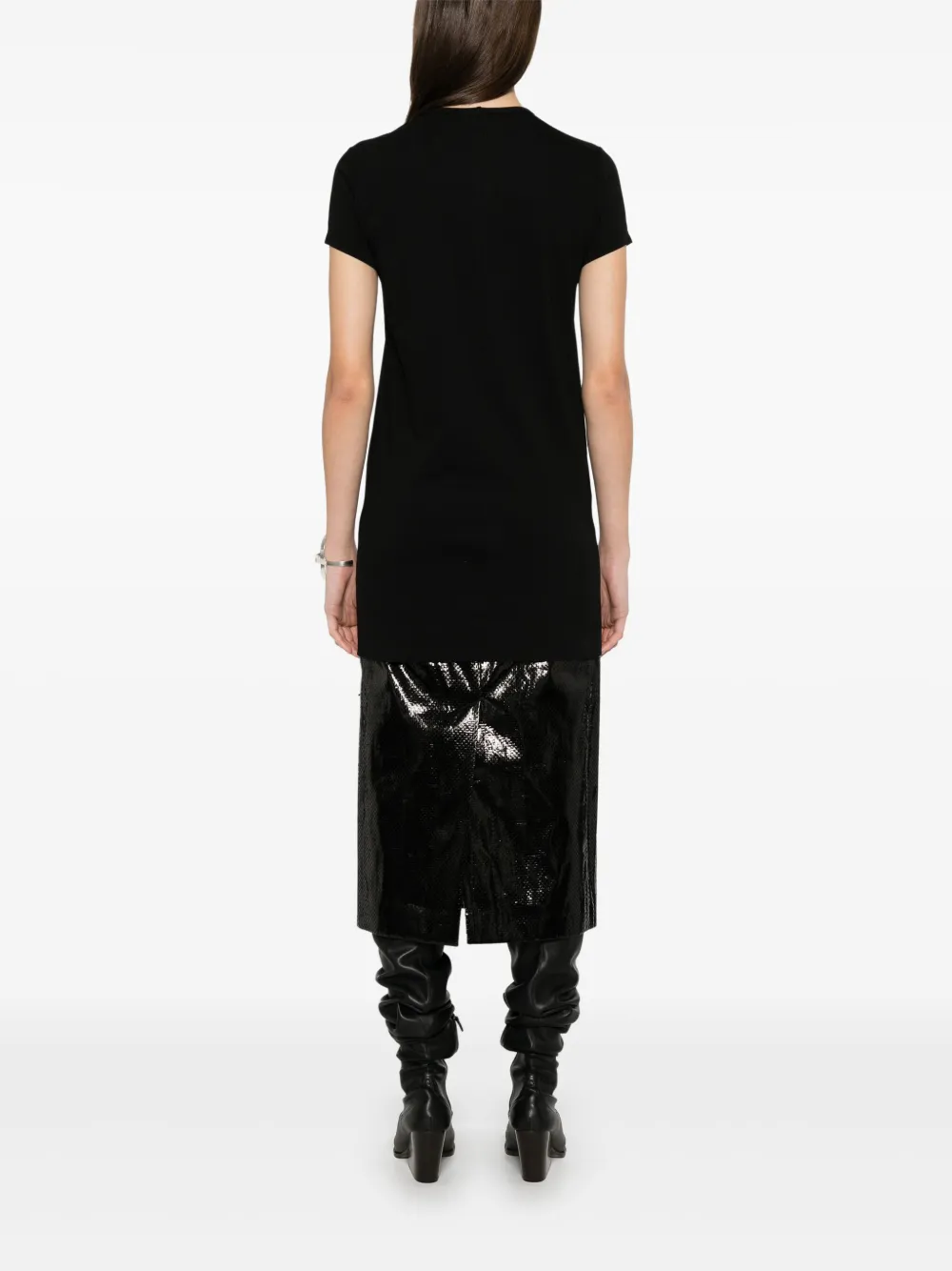 Rick Owens Level T-shirt Zwart