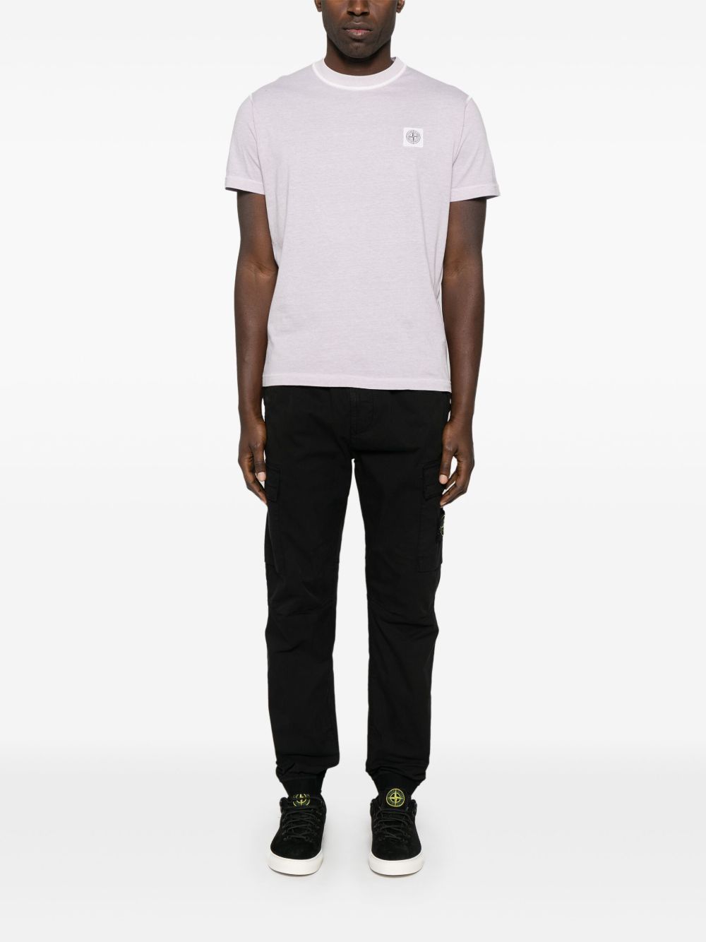 Stone Island Jersey T-shirt - Paars