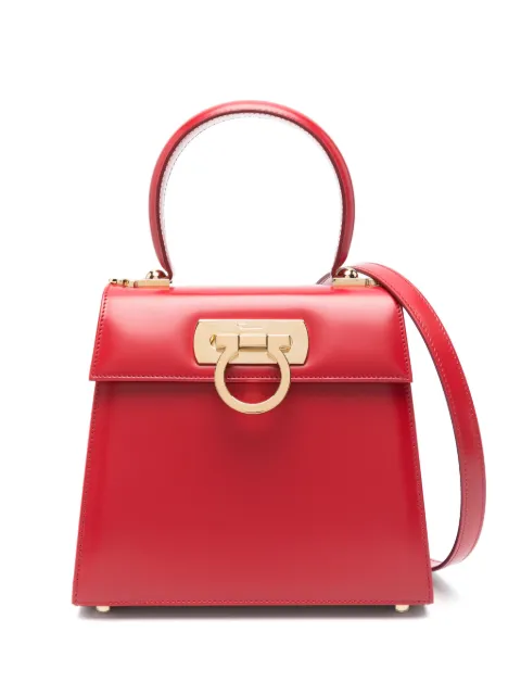 Ferragamo 아이코닉 탑 핸들 S 토트 백