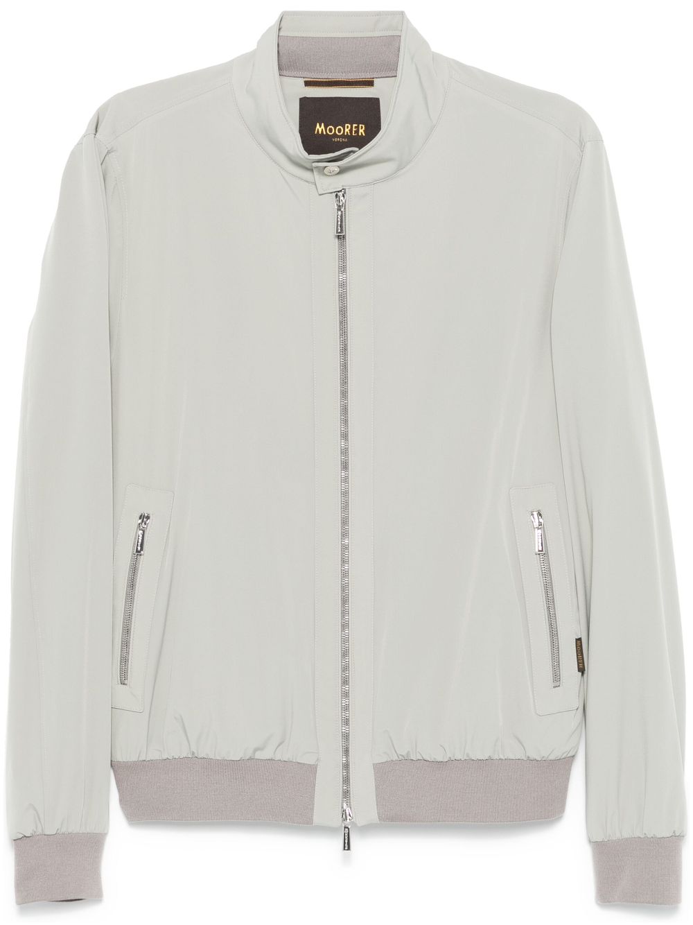 Moorer Alberti-KN bomber jacket - Grey