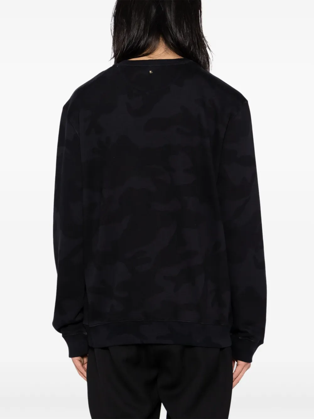 Valentino Garavani Sweater met camouflageprint Blauw
