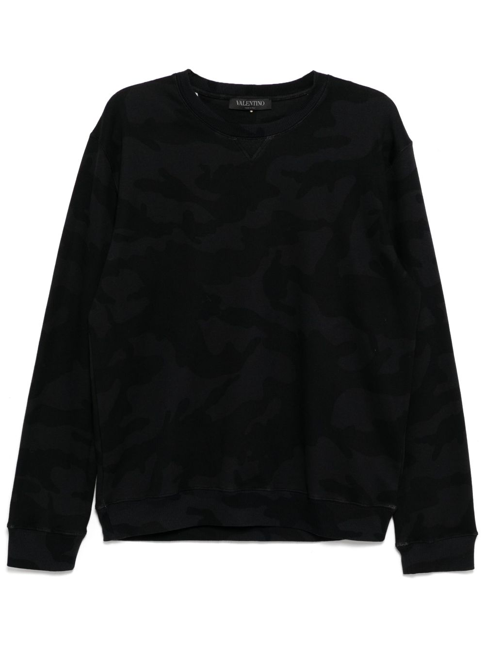 Valentino Garavani camouflage-pattern sweatshirt - Blue