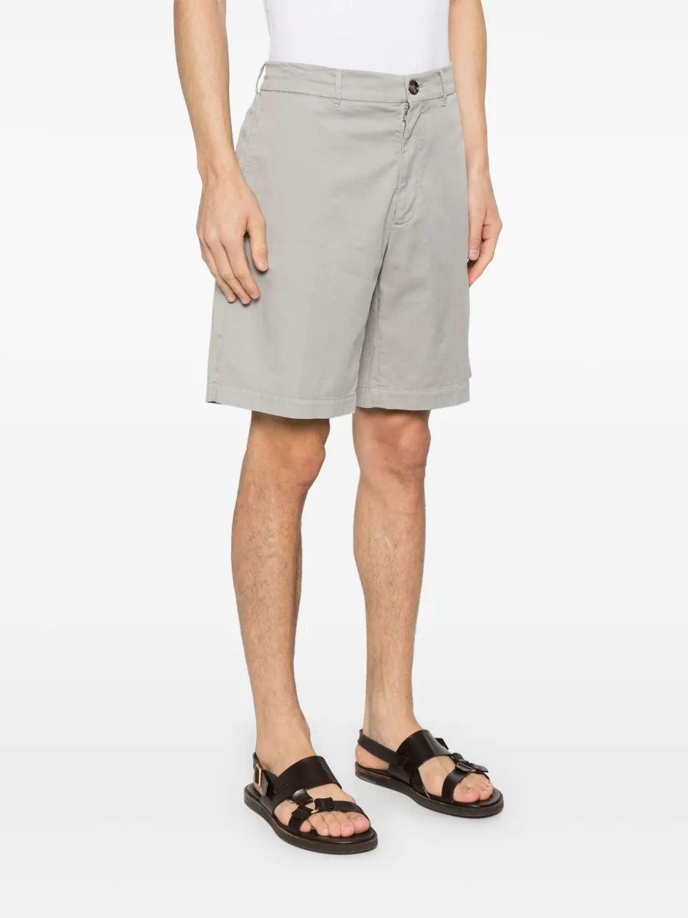 Brunello Cucinelli Twill chino shorts Groen