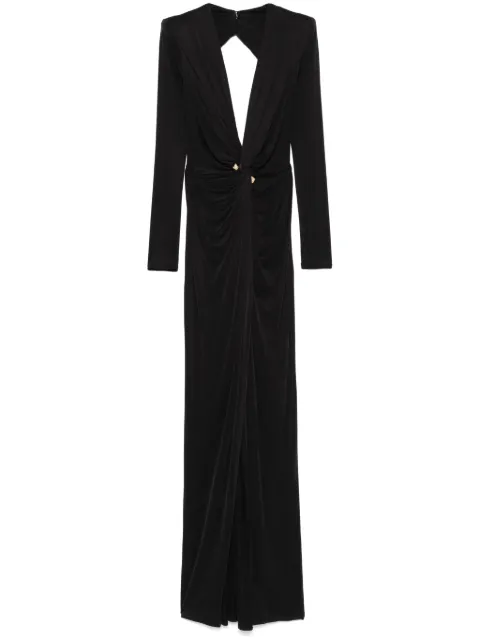 Elisabetta Franchi vestido de fiesta con detalle piercing
