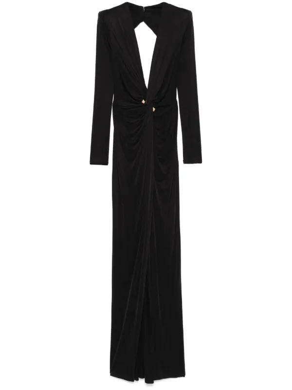 【関税込 * Elisabetta Franchi 】イブニングドレス Elisabetta Franchi イブニングドレス | ブラック | FARFETCH JP