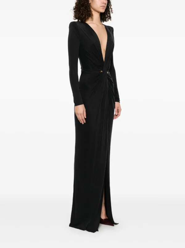 【関税込 * Elisabetta Franchi 】イブニングドレス Elisabetta Franchi イブニングドレス | ブラック | FARFETCH JP