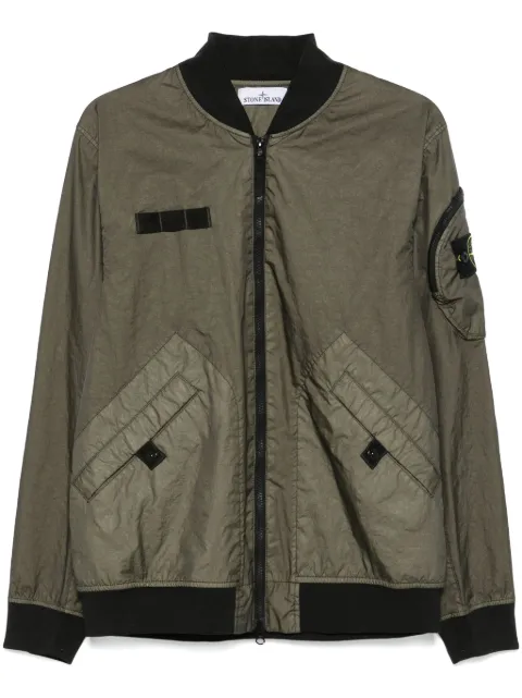 Stone Island chamarra bomber con cierre
